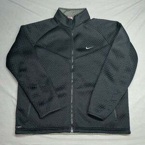 Nike Sphere Thermal Jacket Black Mens Size 3XL ACG Lab Tech Shield Vintage